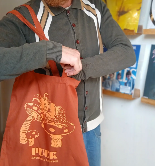 Puck Tote // Sleepy Mushroom Puck