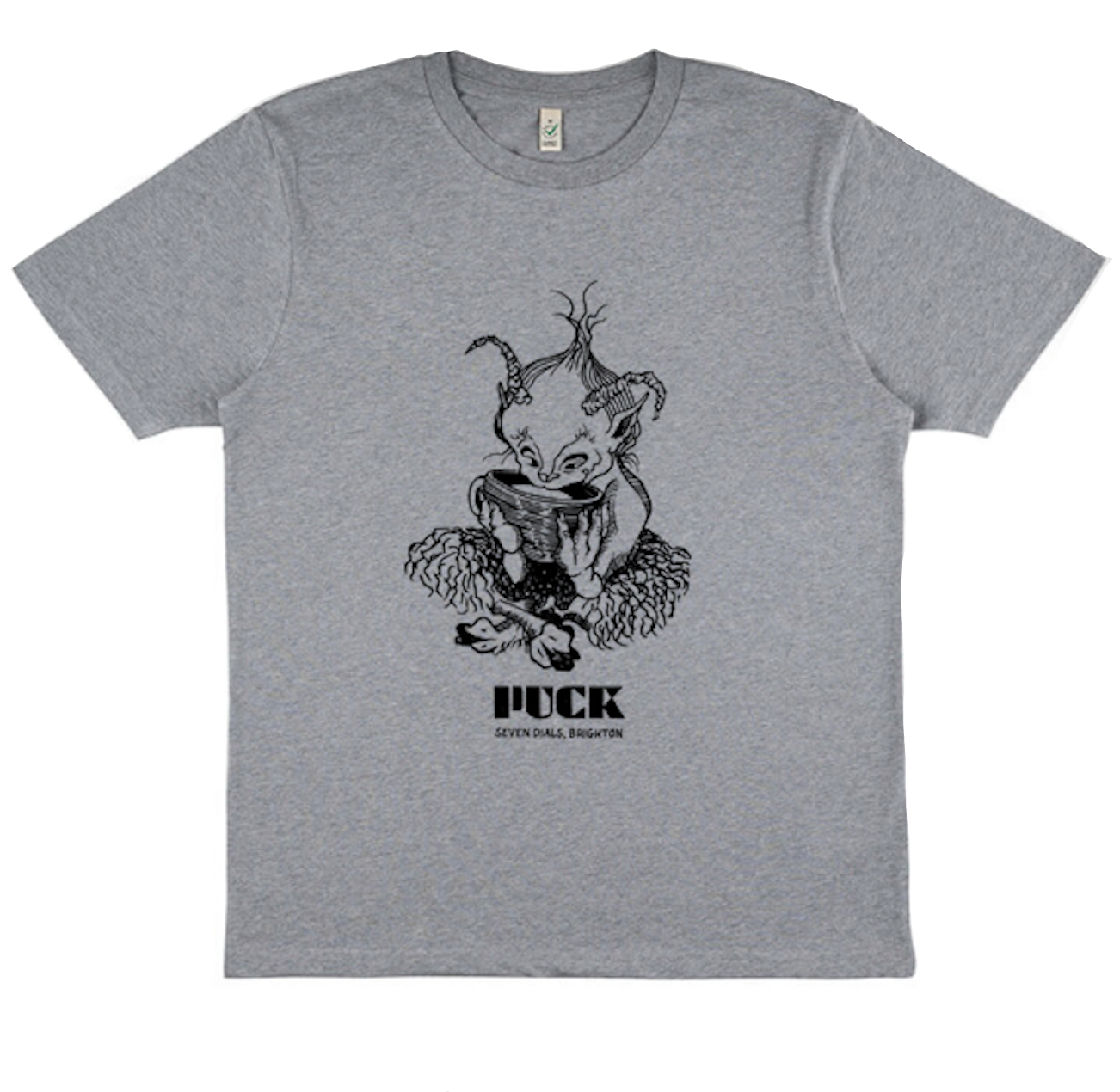 Puck T Shirt // Happy Coffee Drinker