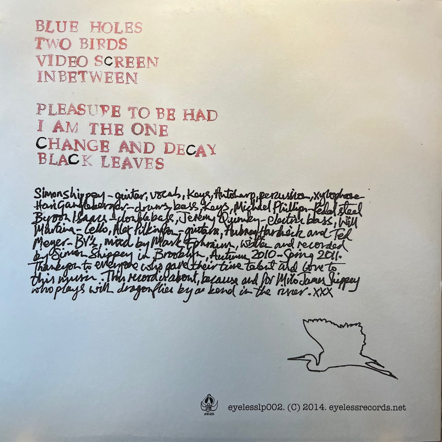 Peace For Old Ghosts - Sideways and Downwards